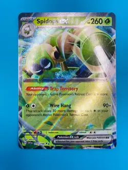 Pokemon TCG Spidops ex Scarlet & Violet Base Set 019/198 Holo Double Rare - Image 2