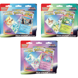 -Set of 3- Tech Sticker Collection SV8.5 Prismatic Evolutions Pokemon TCG - Image 1