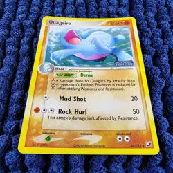 Pokemon TCG - Unseen Forces Stamped - Quagsire Holo #44/115 - LP Small Crease - Image 3