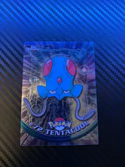 Pokemon Card - 2000 Topps Chrome Series 1 Tentacool #72 Holo Foil LP - Image 1