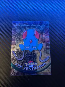 Pokemon Card - 2000 Topps Chrome Series 1 Tentacool #72 Holo Foil LP - Image 2