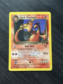 Dark Charizard 21/82 Pokemon 2000 Team Rocket Set WOTC - LP/MP - Image 1