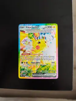 Pokemon Pikachu ex Secret Illustration Rare Sturmische Funken 238/191 NM Deutsch - Image 1
