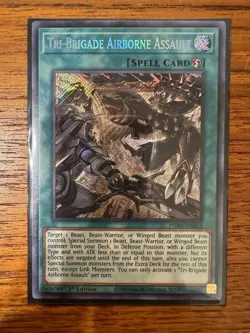 Tri-Brigade Airborne Assault - PHRA-EN053 - Secret Rare - 1st Edition NM YuGiOh! - Image 1