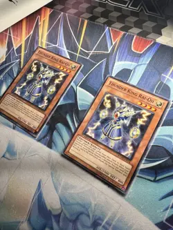 x2 Thunder King Rai-Oh RYMP-EN074 Ra Yellow Mega Pack 1st Ed - LP - Image 3
