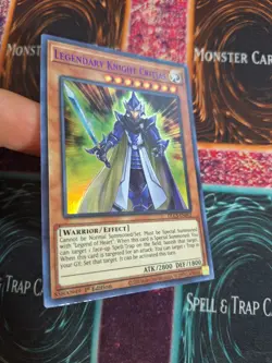 Yu-Gi-Oh! Legendary Knight Critias DLCS-EN002 Purple Ultra Rare 1st Edition NM - Image 2