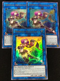 Yugioh Mermail Abyssalacia DANE-EN094 ULTRA x3 (NM) One is 1st - Image 1