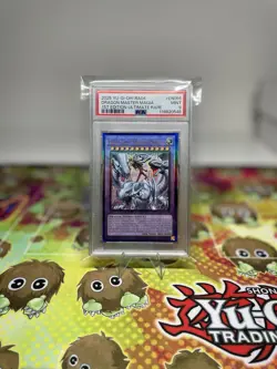 Yu-Gi-Oh! TCG Dragon Master Magia Prismatic Ultimate Rare Card RA04-EN055 PSA 9 - Image 1