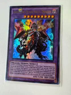 YUGIOH Archfiend Black Skull Dragon Ultra Rare UNL Edition CORE-EN048 - Image 1