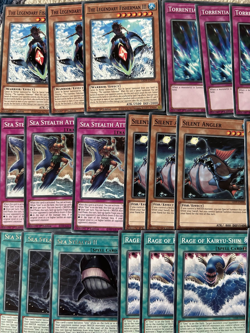 YuGiOh Budget Legendary Fisherman Deck Core Citadel Whale, Umi, Kairyu-Shin - Image 2
