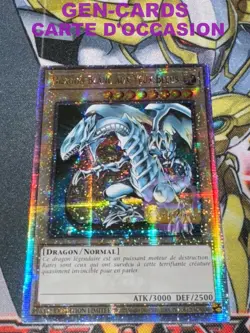 CARTE Yu Gi Oh DRAGON BLANC AUX YEUX BLEUS LC01-FR004 PRISMATIQUE - Image 1