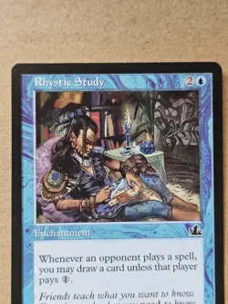 Magic the Gathering MTG Rhystic Study Prophecy Regular - Image 3
