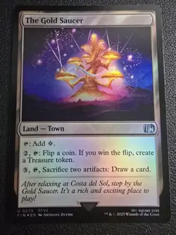 MTG The Gold Saucer Final Fantasy Foil - Image 1