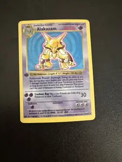 Blastoise & Alakazam Pokemon Cards Holographic Vintage 1990s Collection - Image 3