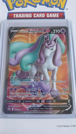 Galarian Rapidash V 167/198 - Full Art - Chilling Reign - Pokemon Card - Image 1