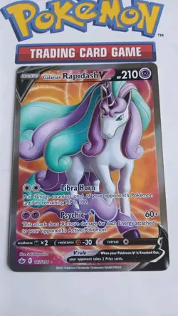 Galarian Rapidash V 167/198 - Full Art - Chilling Reign - Pokemon Card - Image 3