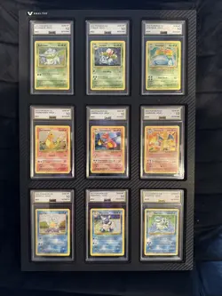 2023 Collections Pokemon Card Display With 9 Gem Mint 10 Graded Cards. - Image 1