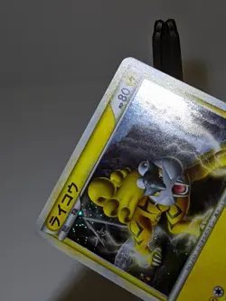 Raikou 061/L-P Holo Swirl Perfect Set Promo 2009 Japanese Pokemon Card EXC A421 - Image 3