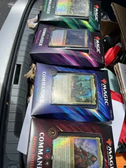MTG 2019 Commander Decks Set of 4 Factory Sealed English - Image 1