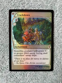 MTG FOIL Crackdown NM Future Sight Mystery Booster 2 R 146 MB2 EDH Magic - Image 1