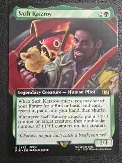 MTG Sazh Katzroy (Extended Art) Final Fantasy Regular - Image 1