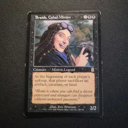 Braids, Cabal Minion - LP - Oydssey MTG Magic the Gathering See Description - Image 1