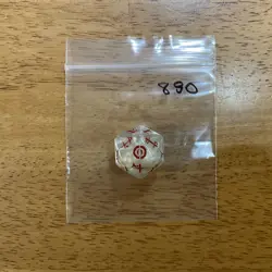 🦑MTG Phyrexian Text Phyrexia All Will be One 20-sided Life Counter die dice 890 - Image 1