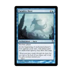 WOTC MtG Time Spiral Paradox Haze (U) EX - Image 1