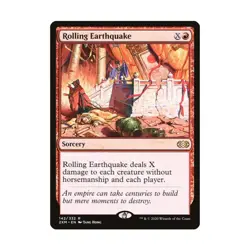 WOTC MtG Double Masters Rolling Earthquake (R) NM - Image 1