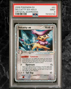 Pokemon Delcatty EX 91/100 PSA 9 EX Crystal Guardians - Image 1