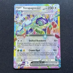 Terapagos ex 128/142 - Scarlet & Violet Stellar Crown - Pokemon TCG - Image 1