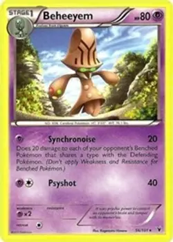 Beheeyem (#56/101) - Reverse Holofoil BW - Noble Victories MP Pokemon - Image 1