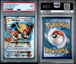 Pokemon 2016 XY Evolutions M Pidgeot EX holo #65/108 Mint PSA 9 - Image 3