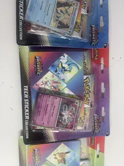 LOT OF 3 - Pokemon TCG Prismatic Evolutions Tech Sticker Collection - Image 3