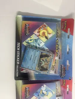 LOT OF 3 - Pokemon TCG Prismatic Evolutions Tech Sticker Collection - Image 4