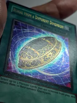 Yugioh Burial from a Different Dimension DP03-EN026 Ultra Rare 1st Edition - Image 2