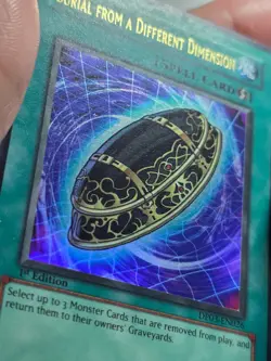 Yugioh Burial from a Different Dimension DP03-EN026 Ultra Rare 1st Edition - Image 3