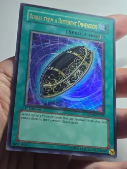 Yugioh Burial from a Different Dimension DP03-EN026 Ultra Rare 1st Edition - Image 4
