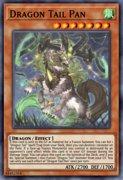 Yugioh Dracotail Pan JUSH-EN003 1st Edition Rare NM Presale - Image 1