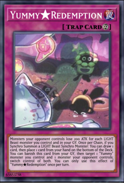 Yugioh Yummy Redemption JUSH-EN026 1st Edition Rare NM Presale - Image 1