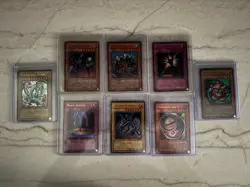 Yugioh Card Lot Blue Eyes White Dragon Time Wizard - Image 1