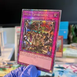 Yugioh RA04-EN120 Royal Oppression (QCSR) GEM QUALITY NM 1st Ed 25th Stamp - Image 2