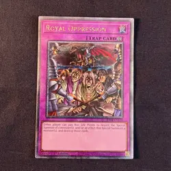 Yugioh RA04-EN120 Royal Oppression (QCSR) GEM QUALITY NM 1st Ed 25th Stamp - Image 5