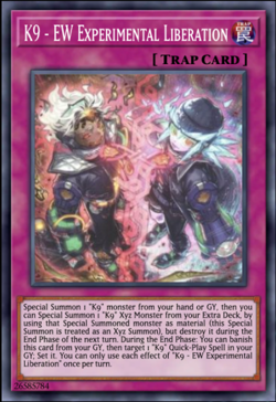 Yugioh K9 - EW Experimenental Liberation JUSH-EN041 1st Edition Rare NM Presale - Image 1