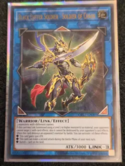 Black Luster Soldier - Soldier of Chaos OP17-EN003 Ultimate Rare NM Yugioh - Image 1