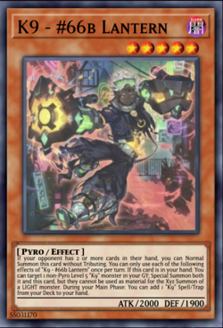 Yugioh K9 - #66b Lantern JUSH-EN033 1st Edition Rare NM Presale - Image 1