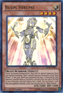 Bujin Hirume MP15-EN017 - Ultra Rare - Near Mint 1st Edition YuGiOh! TCG - Image 1