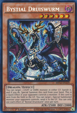 Bystial Druiswurm MP23-EN159 - Prismatic Secret Rare - Near Mint 1st Edition YuG - Image 1
