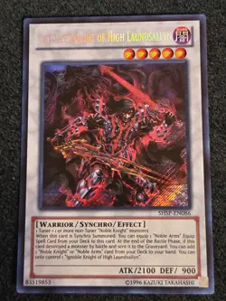 Yugioh! VLP Ignoble Knight of High Laundsallyn - SHSP-EN086 - Secret Rare - - Image 1