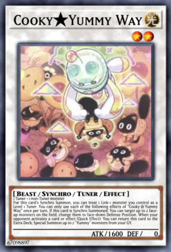 Yugioh Cooky Yummy Way JUSH-EN020 1st Edition Rare NM Presale - Image 1